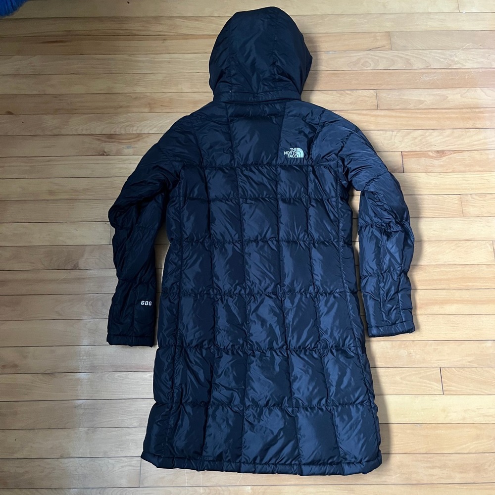 The North Face Metropolis Parka Black 600 Fill Down Quilted Puffer Jacket Women - Picture 6 of 6